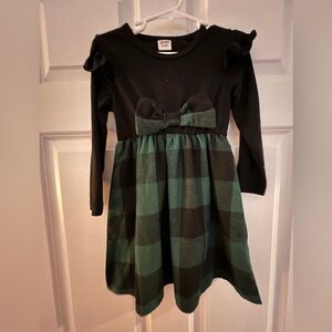 PATPAT Long Sleeve Plaid Midi Dress